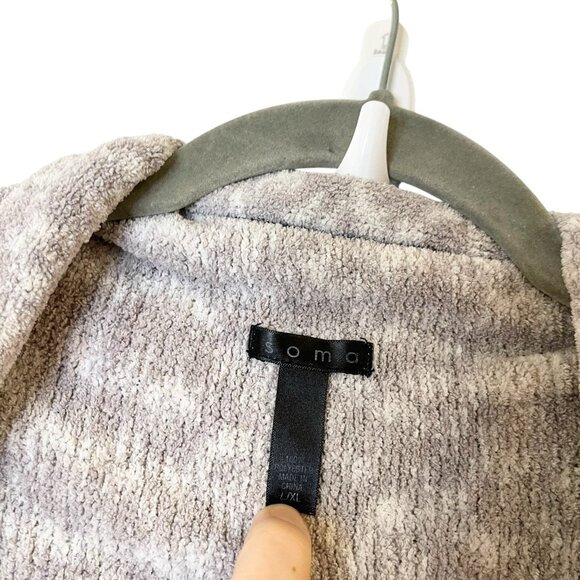 Soma L/XL Plush Blanket Texture Hi Lo Open Front Cardigan Cozy Lounge Stretchy - Picture 6 of 7